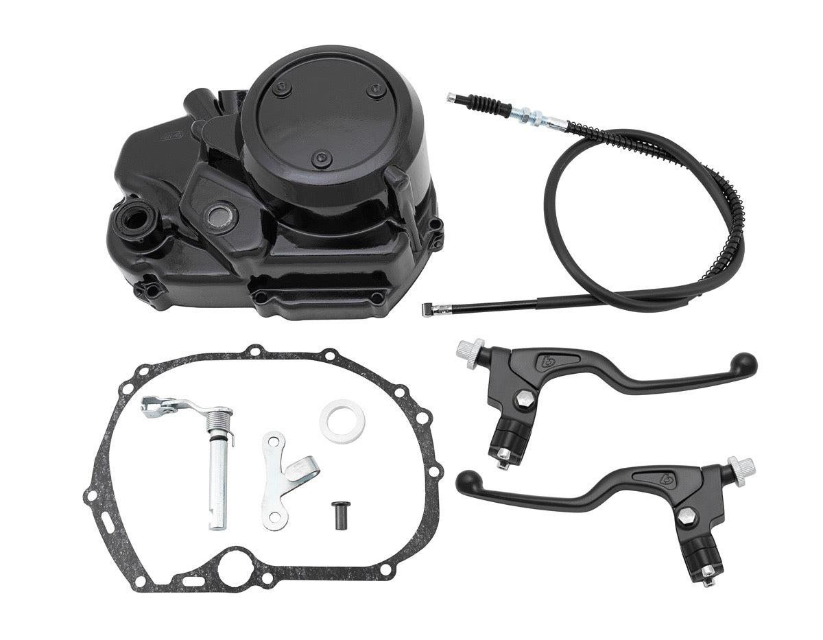 TB Parts Manual Clutch Kit - Black w/Black Levers - KLX110